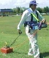 Hand-towed GPR for locating utilities