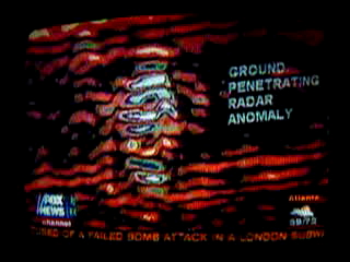 Example GPR profile of buried grave