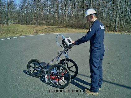 GeoModel ground penetrating radar system